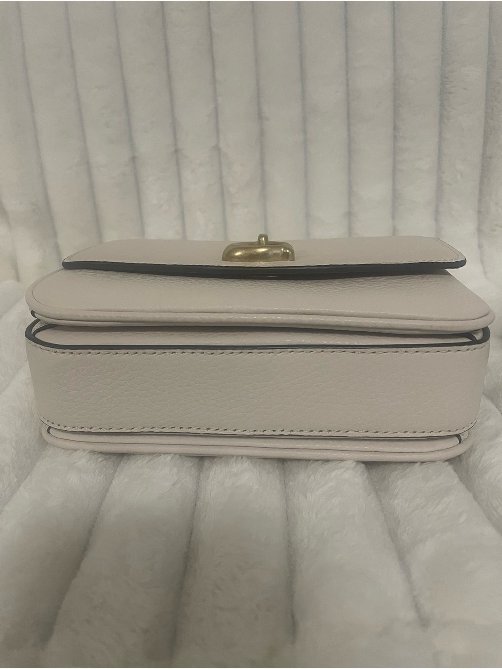NWT Coach Cassie 17 Pebbled Leather in Chalk - Picture 4 of 9